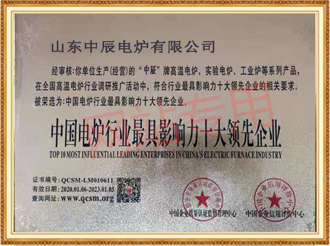 中國電爐行業具影響力十大領先企業